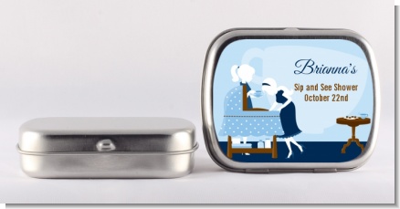 Sip and See It's a Boy - Personalized Baby Shower Mint Tins