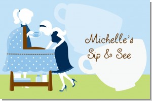 Sip and See It's a Boy - Personalized Baby Shower Placemats