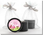 Sip and See It's a Girl - Baby Shower Black Candle Tin Favors