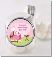 Sip and See It's a Girl - Personalized Baby Shower Candy Jar