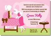 Sip and See It's a Girl - Baby Shower Invitations