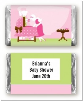 Sip and See It's a Girl - Personalized Baby Shower Mini Candy Bar Wrappers