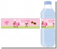 Sip and See It's a Girl - Personalized Baby Shower Water Bottle Labels thumbnail