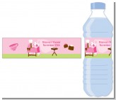 Sip and See It's a Girl - Personalized Baby Shower Water Bottle Labels