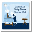 Sip and See It's a Boy - Personalized Baby Shower Card Stock Favor Tags thumbnail