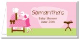 Sip and See It's a Girl - Personalized Baby Shower Place Cards