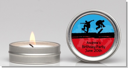 Skateboard - Birthday Party Candle Favors