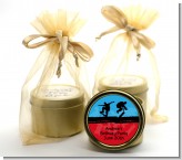 Skateboard - Birthday Party Gold Tin Candle Favors