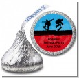 Skateboard - Hershey Kiss Birthday Party Sticker Labels thumbnail