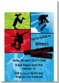 Skateboard - Birthday Party Petite Invitations