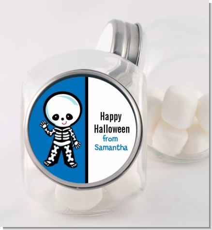 Skeleton - Personalized Halloween Candy Jar