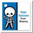 Skeleton - Personalized Halloween Card Stock Favor Tags thumbnail