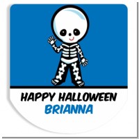 Skeleton - Personalized Hand Sanitizer Sticker Labels