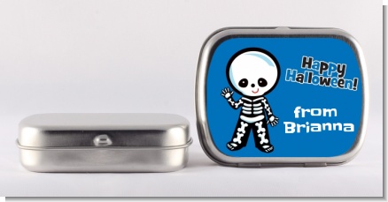 Skeleton - Personalized Halloween Mint Tins