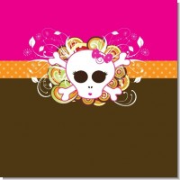 Rock Star Baby Girl Skull Baby Shower Theme