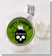 Skull and candle - Personalized Halloween Candy Jar thumbnail