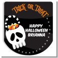 Skull Treat Bag - Personalized Hand Sanitizer Sticker Labels thumbnail