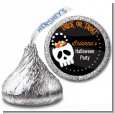 Skull Treat Bag - Hershey Kiss Halloween Sticker Labels thumbnail