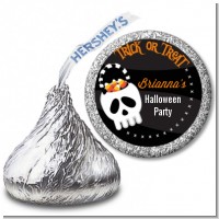 Skull Treat Bag - Hershey Kiss Halloween Sticker Labels