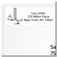 Boston Skyline - Bridal Shower Return Address Labels thumbnail