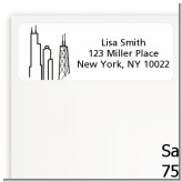 Chicago - Bridal Shower Return Address Labels