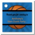 Slam Dunk - Personalized Birthday Party Card Stock Favor Tags thumbnail