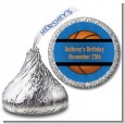 Slam Dunk - Hershey Kiss Birthday Party Sticker Labels thumbnail