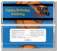 Slam Dunk - Personalized Birthday Party Candy Bar Wrappers thumbnail