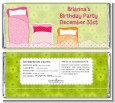 Slumber Party - Personalized Birthday Party Candy Bar Wrappers thumbnail