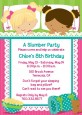 Slumber Party with Friends - Birthday Party Invitations thumbnail