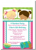 Slumber Party with Friends - Birthday Party Petite Invitations