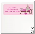 Spa Mom Pink - Baby Shower Return Address Labels thumbnail