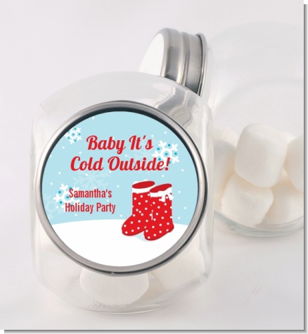 Snow Boots - Personalized Christmas Candy Jar