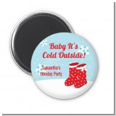 Snow Boots - Personalized Christmas Magnet Favors