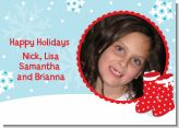 Snow Boots - Personalized Photo Christmas Cards