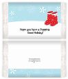 Snow Boots - Personalized Popcorn Wrapper Christmas Favors thumbnail