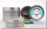 Snow Globe Winter Wonderland - Custom Birthday Party Favor Tins