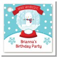 Snow Globe Winter Wonderland - Personalized Birthday Party Card Stock Favor Tags thumbnail