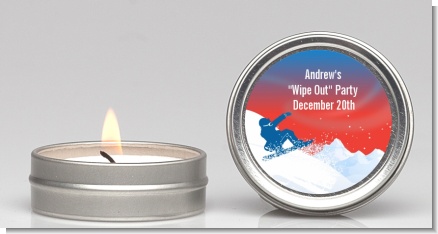 Snowboard - Birthday Party Candle Favors