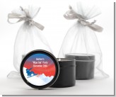 Snowboard - Birthday Party Black Candle Tin Favors