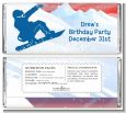 Snowboard - Personalized Birthday Party Candy Bar Wrappers thumbnail