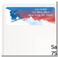 Snowboard - Birthday Party Return Address Labels thumbnail