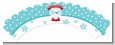 Snow Globe Winter Wonderland - Birthday Party Cupcake Wrappers thumbnail