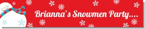 Snowman Fun - Personalized Christmas Banners