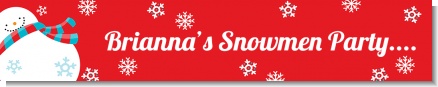 Snowman Fun - Personalized Christmas Banners