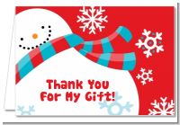 Snowman Fun - Christmas Thank You Cards