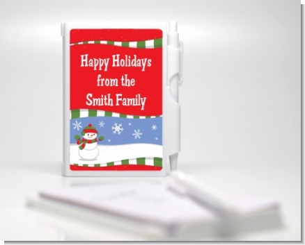 Frosty the Snowman - Baby Shower Personalized Notebook Favor