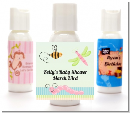 Snug As a Bug - Personalized Baby Shower Lotion Favors
