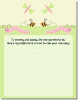 Snug As a Bug - Baby Shower Notes of Advice