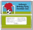 Soccer - Personalized Birthday Party Candy Bar Wrappers thumbnail